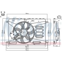 NISSENS 85640 Lüfter, Motorkühlung