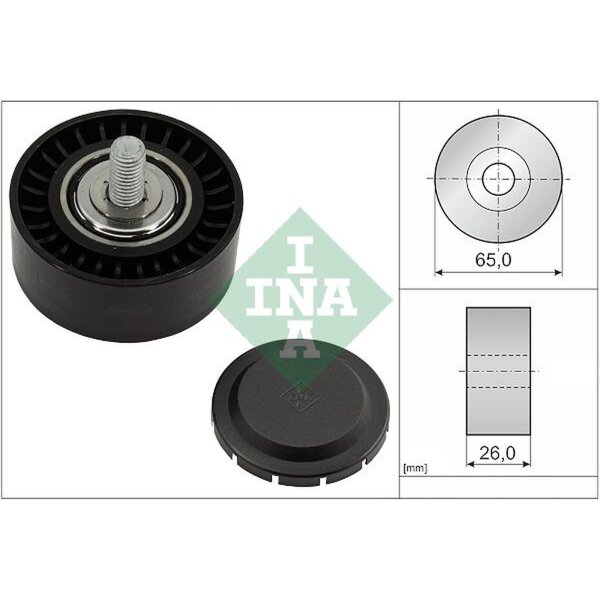 Schaeffler INA 532 1113 10 Umlenk-/Führungsrolle, Keilrippenriemen