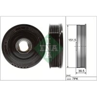 Schaeffler INA 544 0177 10 Riemenscheibe, Kurbelwelle