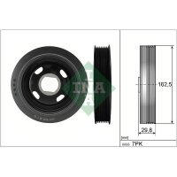 Schaeffler INA 544 0179 10 Riemenscheibe, Kurbelwelle