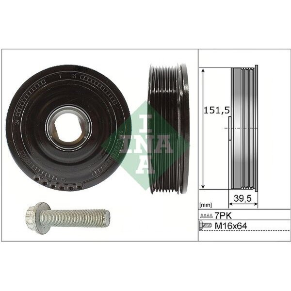 Schaeffler INA 544 0177 20 Riemenscheibe, Kurbelwelle