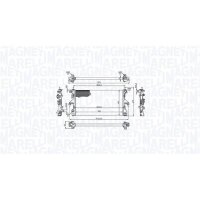 MAGNETI MARELLI 350213215200 Kühler, Motorkühlung