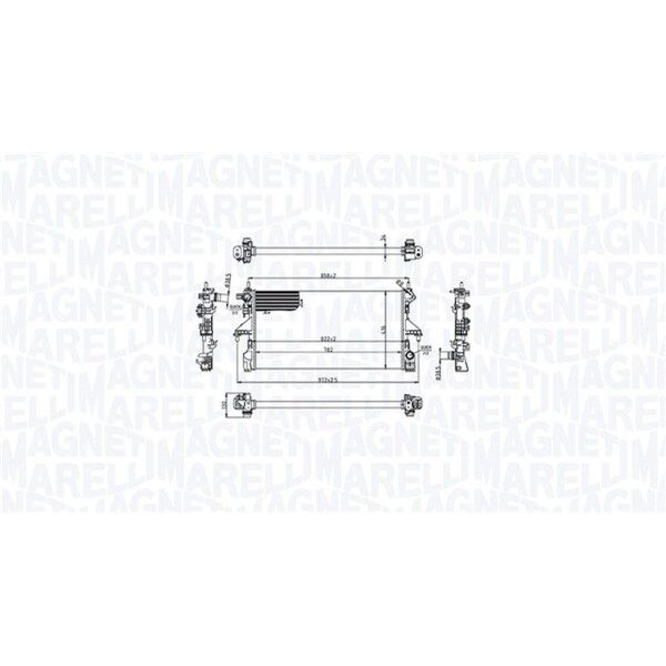 MAGNETI MARELLI 350213216700 Kühler, Motorkühlung
