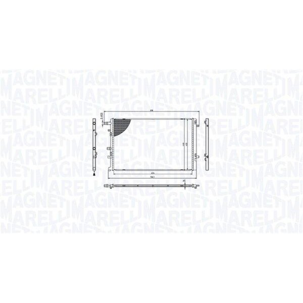 MAGNETI MARELLI 350213217000 Kühler, Motorkühlung