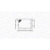 MAGNETI MARELLI 350213217000 Kühler, Motorkühlung