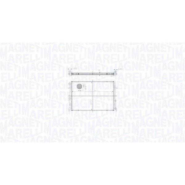 MAGNETI MARELLI 350213217400 Kühler, Motorkühlung