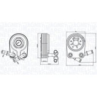 MAGNETI MARELLI 350300000100 Ölkühler,...