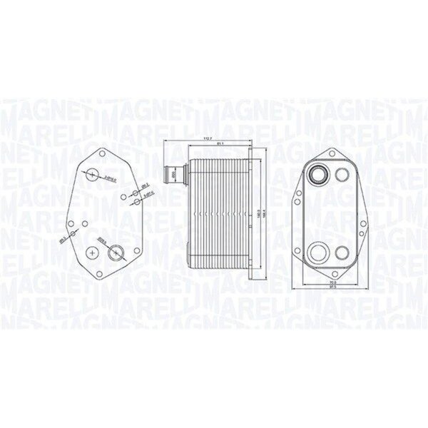 MAGNETI MARELLI 350300000200 Ölkühler, Motoröl