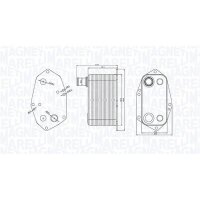 MAGNETI MARELLI 350300000200 Ölkühler,...