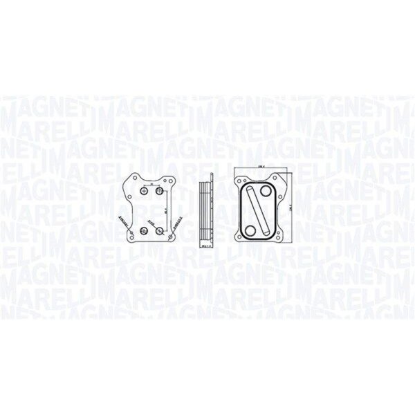 MAGNETI MARELLI 350300000800 Ölkühler, Motoröl