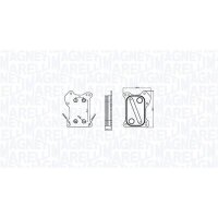 MAGNETI MARELLI 350300000800 Ölkühler,...