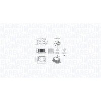MAGNETI MARELLI 350300000900 Ölkühler,...
