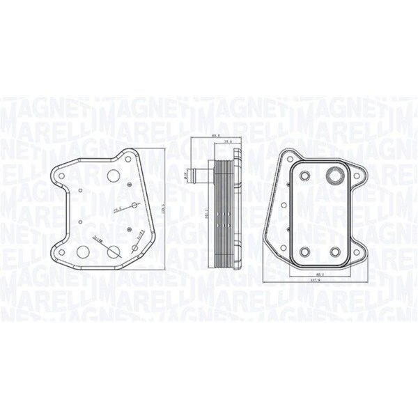 MAGNETI MARELLI 350300001700 Ölkühler, Motoröl