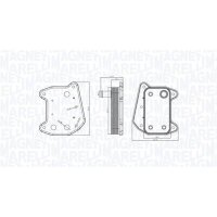MAGNETI MARELLI 350300001800 Ölkühler,...