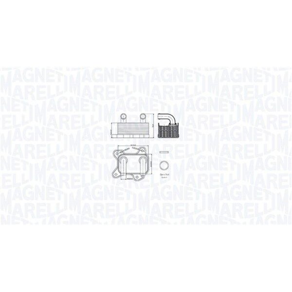 MAGNETI MARELLI 350300002000 Ölkühler, Motoröl