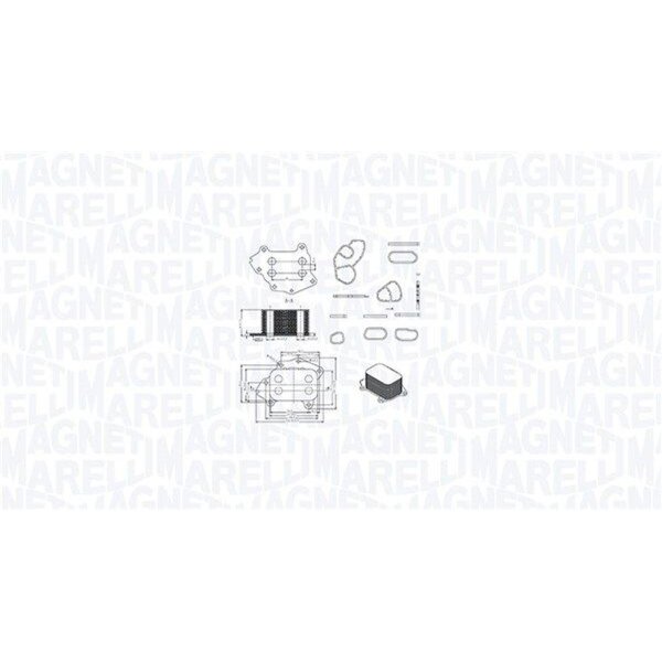 MAGNETI MARELLI 350300002400 Ölkühler, Motoröl