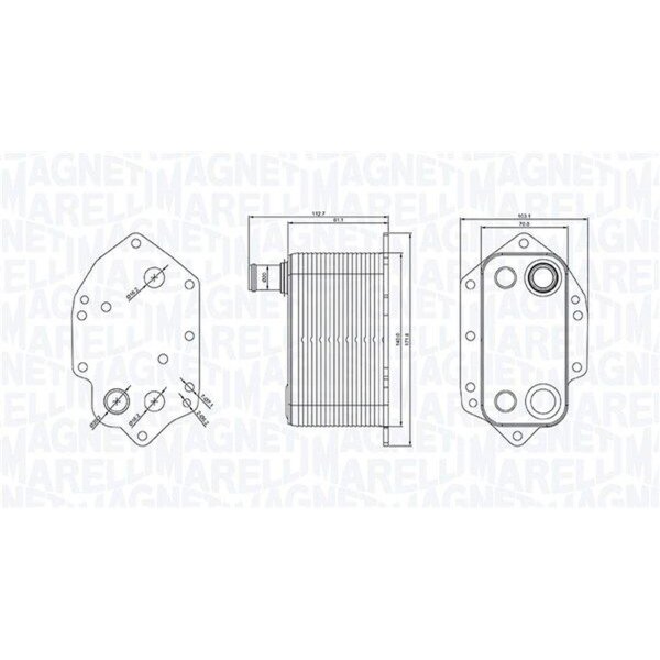 MAGNETI MARELLI 350300004000 Ölkühler, Motoröl