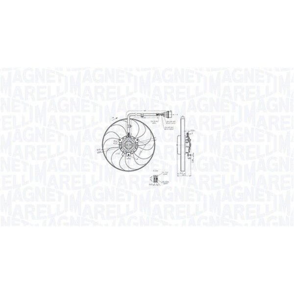 MAGNETI MARELLI 069422847010 Lüfter, Motorkühlung