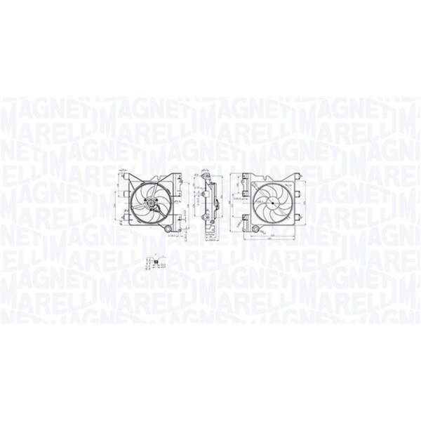 MAGNETI MARELLI 069422852010 Lüfter, Motorkühlung