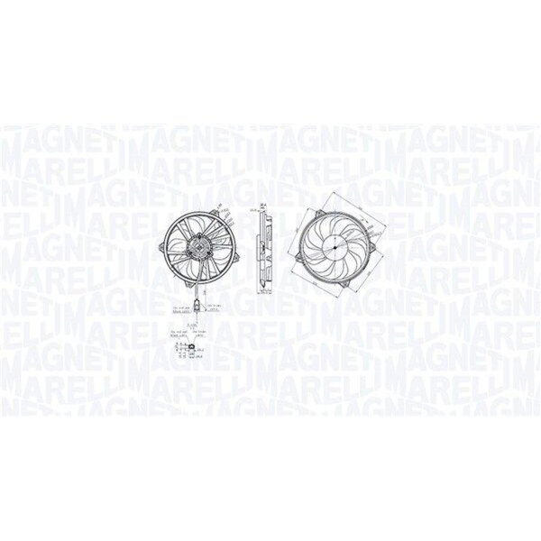 MAGNETI MARELLI 069422855010 Lüfter, Motorkühlung