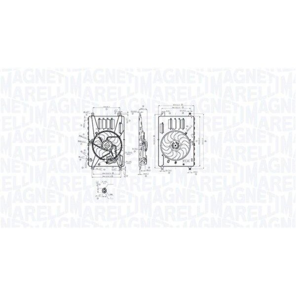 MAGNETI MARELLI 069422857010 Lüfter, Motorkühlung