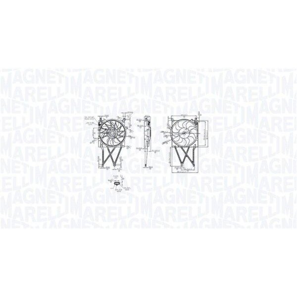 MAGNETI MARELLI 069422862010 Lüfter, Motorkühlung