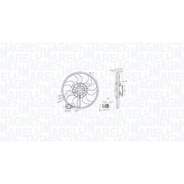 MAGNETI MARELLI 069422864010 Lüfter, Motorkühlung