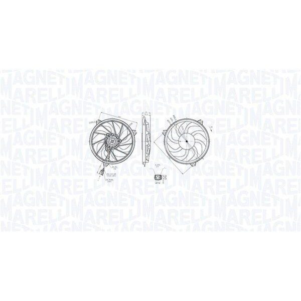 MAGNETI MARELLI 069422865010 Lüfter, Motorkühlung