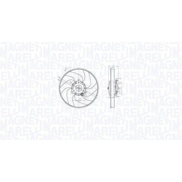 MAGNETI MARELLI 069422871010 Lüfter, Motorkühlung