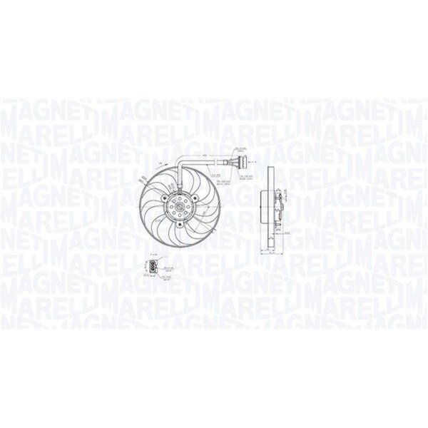 MAGNETI MARELLI 069422876010 Lüfter, Motorkühlung