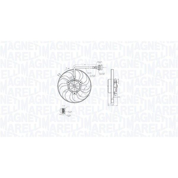 MAGNETI MARELLI 069422883010 Lüfter, Motorkühlung