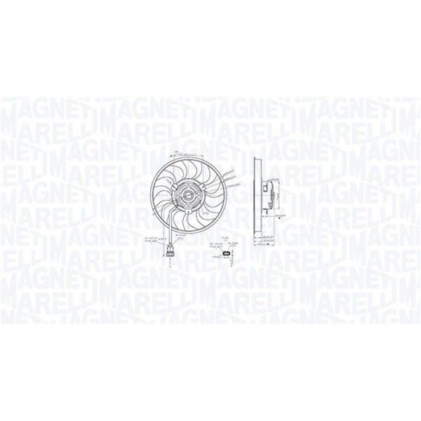 MAGNETI MARELLI 069422888010 Lüfter, Motorkühlung
