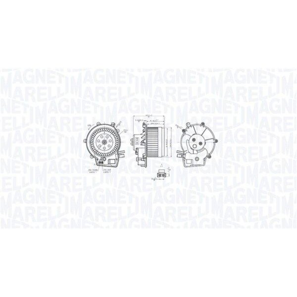MAGNETI MARELLI 069412763010 Innenraumgebläse