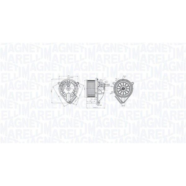 MAGNETI MARELLI 069412764010 Innenraumgebläse