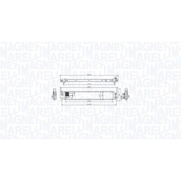 MAGNETI MARELLI 351319206060 Ladeluftkühler