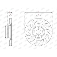 JURID 563483JC-1 Bremsscheibe