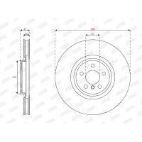 JURID 563668JC-1 Bremsscheibe