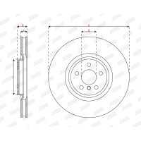JURID 563669JC-1 Bremsscheibe