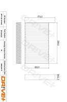 DR!VE+ DP1110.12.0432 Filter, Innenraumluft