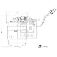 FEBI BILSTEIN 176624 Kraftstofffilter