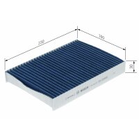 BOSCH 0 986 628 626 Filter, Innenraumluft