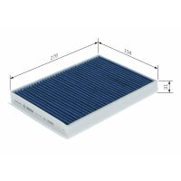 BOSCH 0 986 628 661 Filter, Innenraumluft