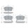 BOSCH 0 986 495 370 Bremsbelagsatz, Scheibenbremse