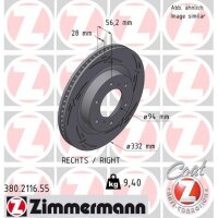 ZIMMERMANN 380.2116.55 Bremsscheibe