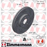 ZIMMERMANN 400.5549.55 Bremsscheibe