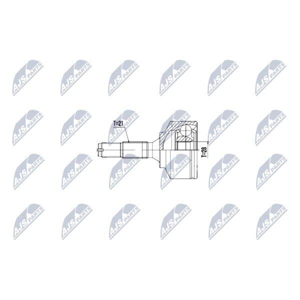 NTY NPZ-CT-025 Gelenksatz, Antriebswelle