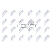 NTY NPZ-CT-025 Gelenksatz, Antriebswelle