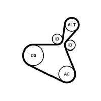 CONTINENTAL CTAM 6PK1179 EXTRA K1 Keilrippenriemensatz