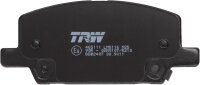 TRW GDB2407 Bremsbelagsatz, Scheibenbremse