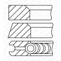 GOETZE ENGINE 08-322400-10 Kolbenringsatz